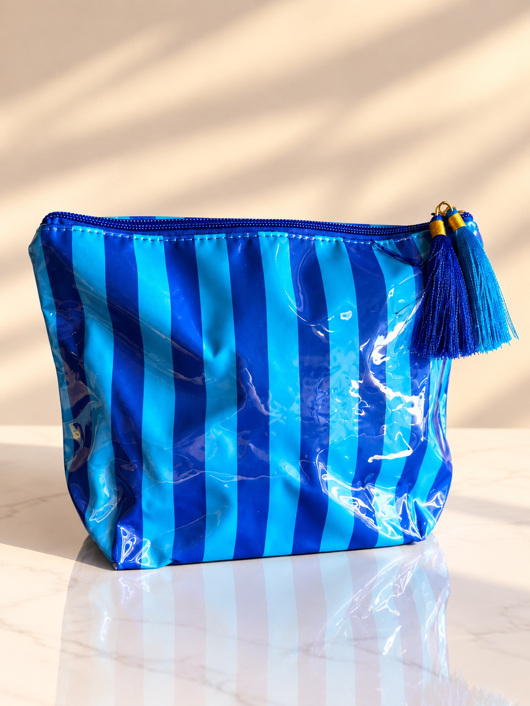 Pochette a righe personalizzata