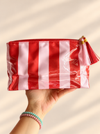 Pochette a righe personalizzata