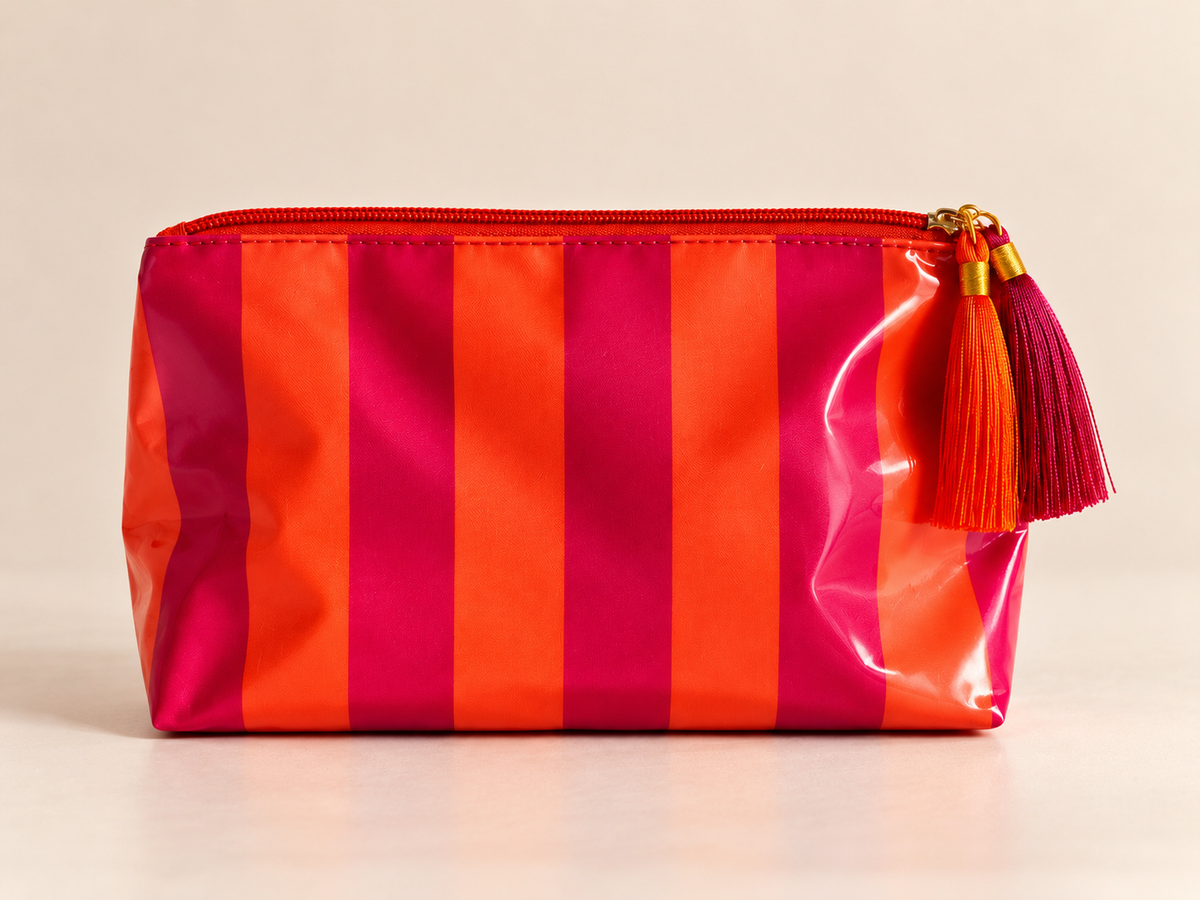 Pochette a righe personalizzata