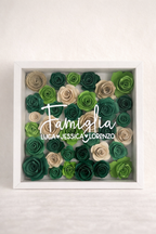 Cornice "Famiglia" con fiori