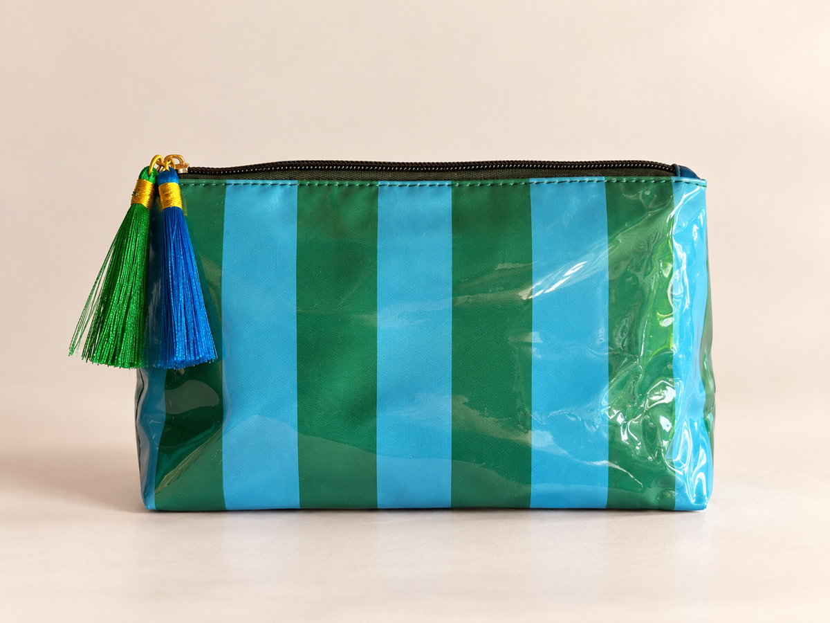 Pochette a righe personalizzata