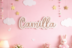 Nome in legno personalizzato per cameretta