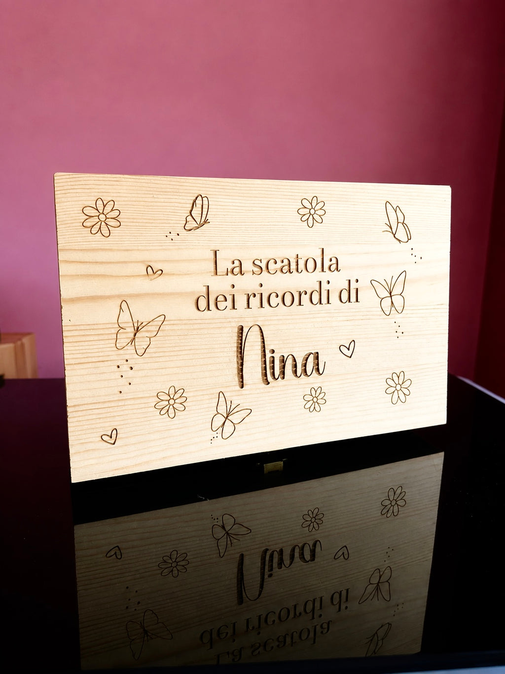 Memory Box personalizzata in legno