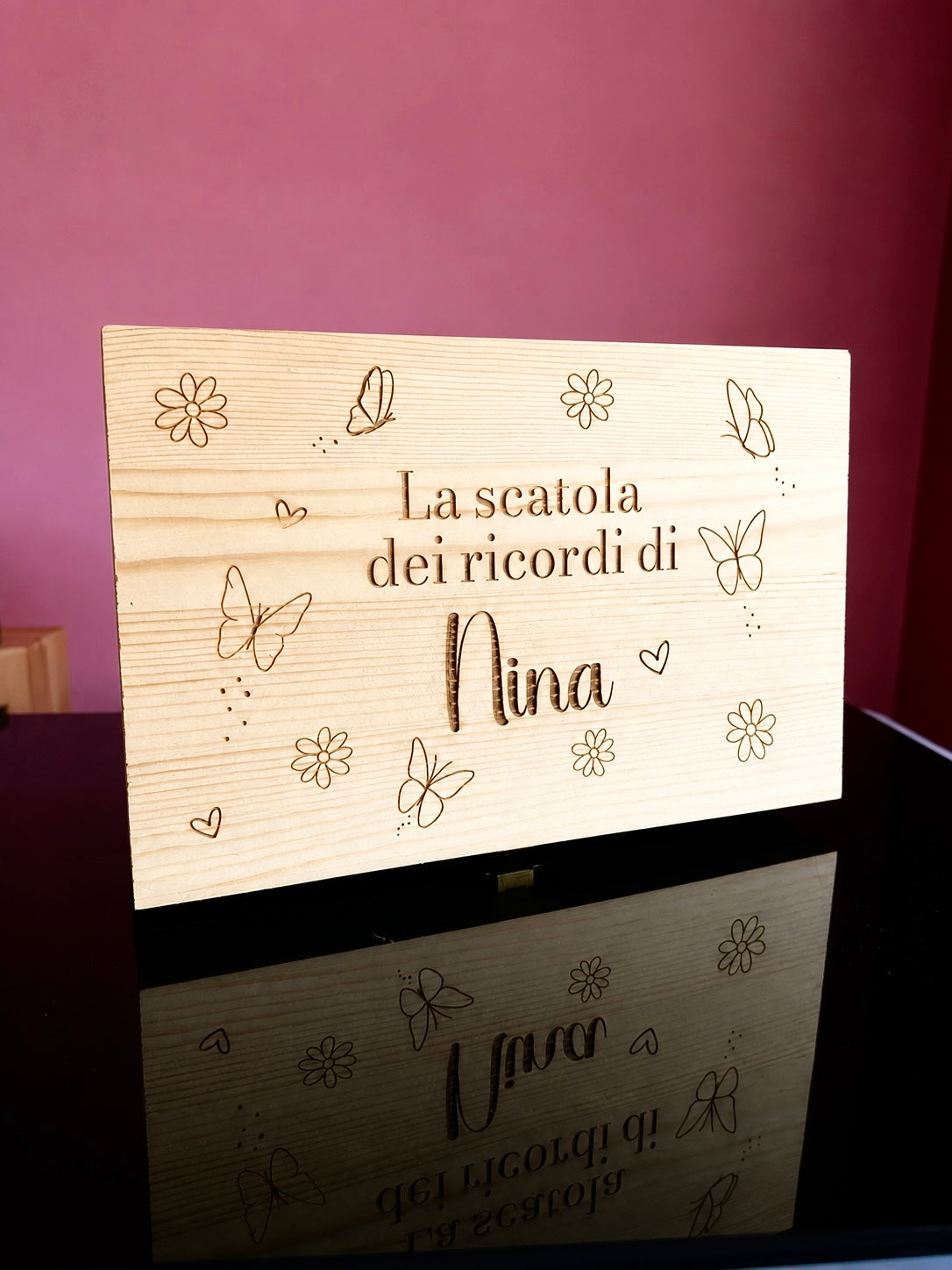 Memory Box personalizzata in legno