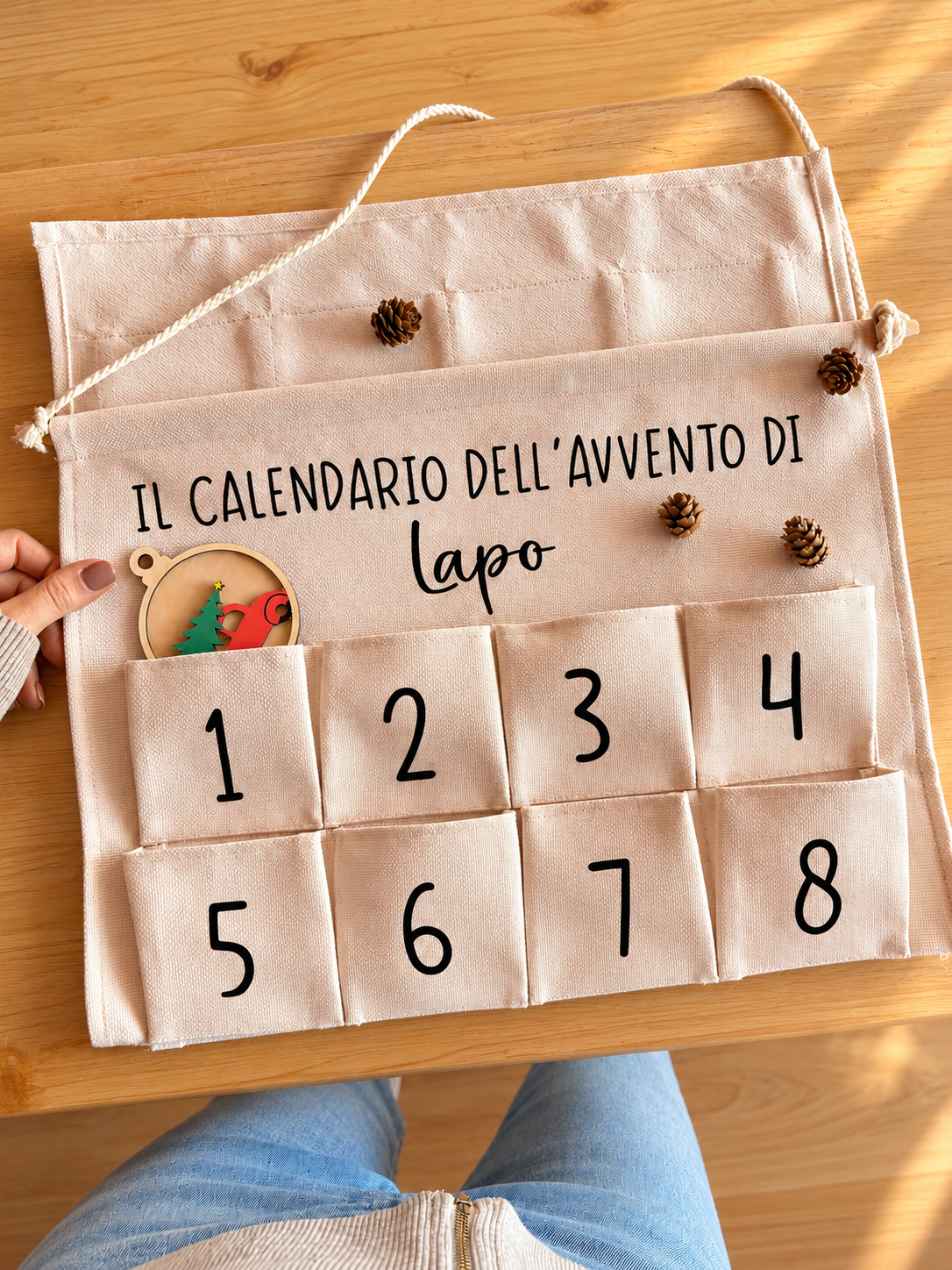 Calendario dell'avvento personalizzato