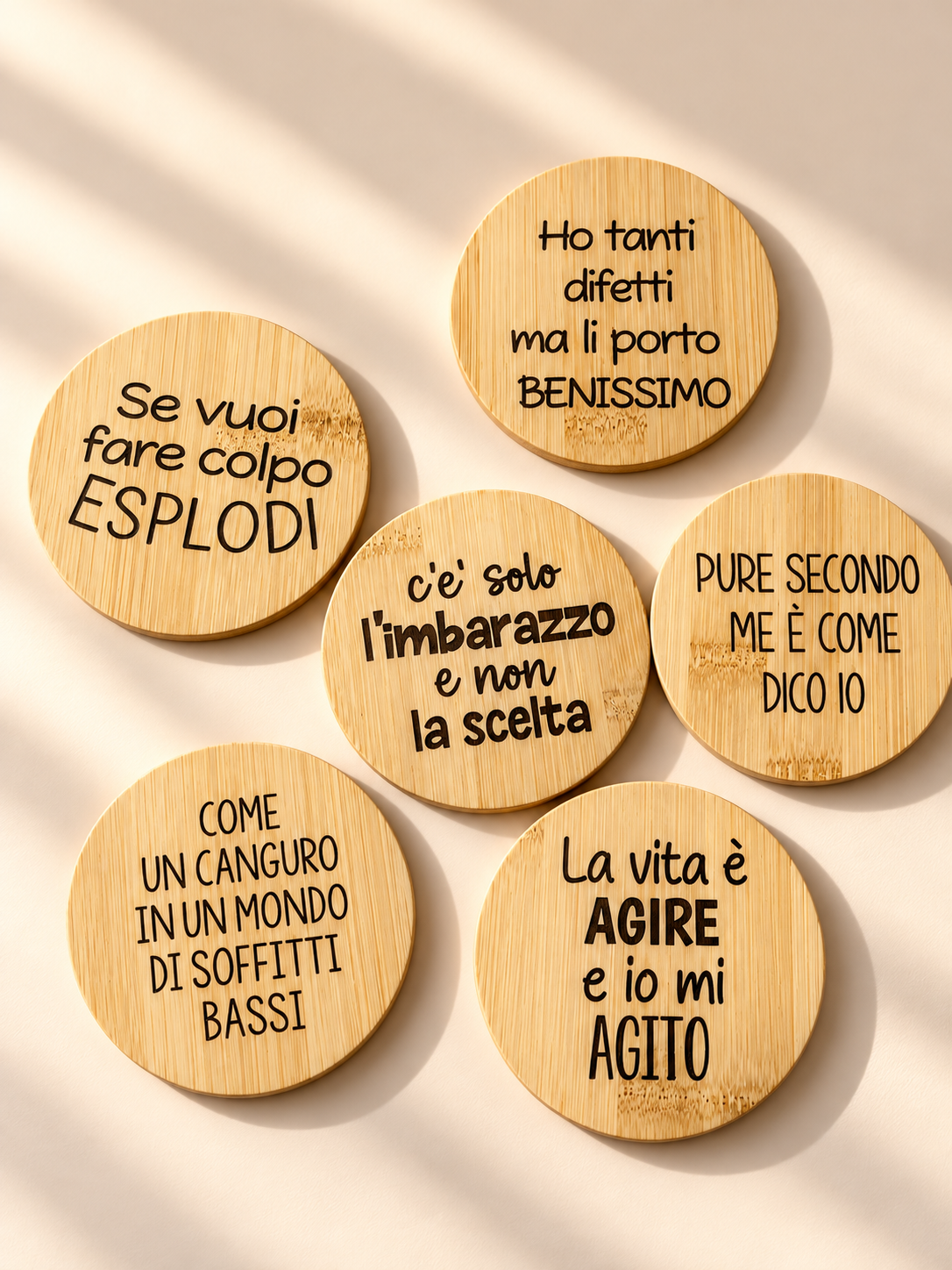 Set sottobicchieri
