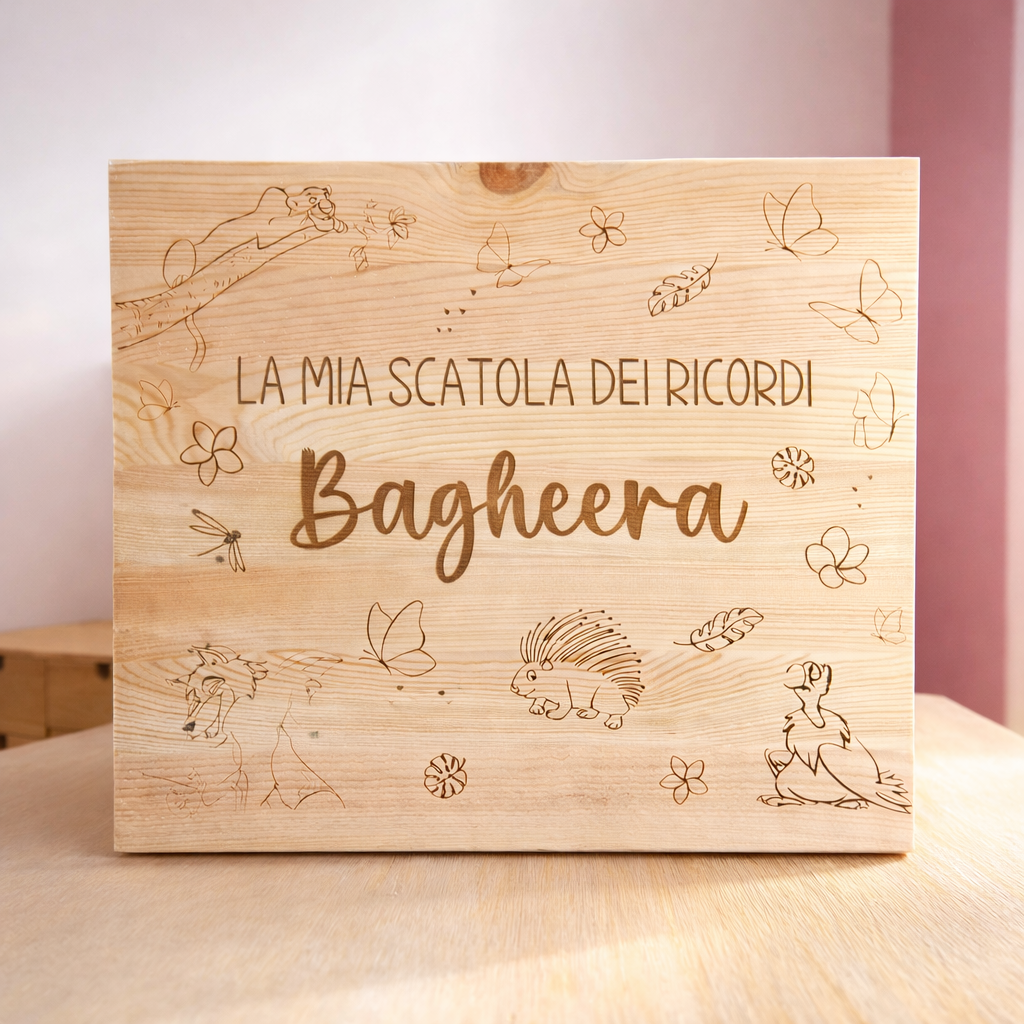 Memory Box personalizzata in legno