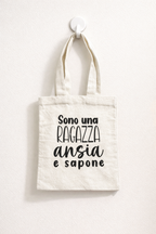 Mini shopper in cotone personalizzata
