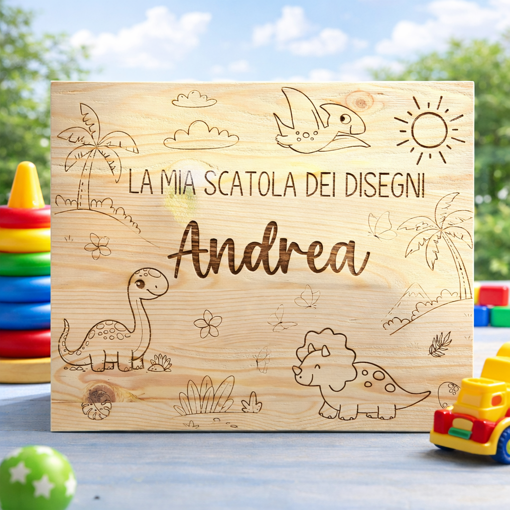 Memory Box personalizzata in legno