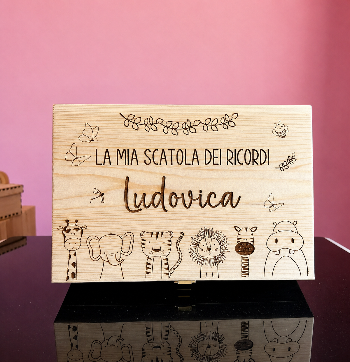 Memory Box personalizzata in legno