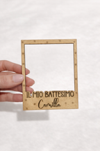 Bomboniere polaroid battesimo personalizzate