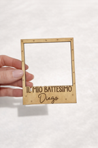 Bomboniere polaroid battesimo personalizzate
