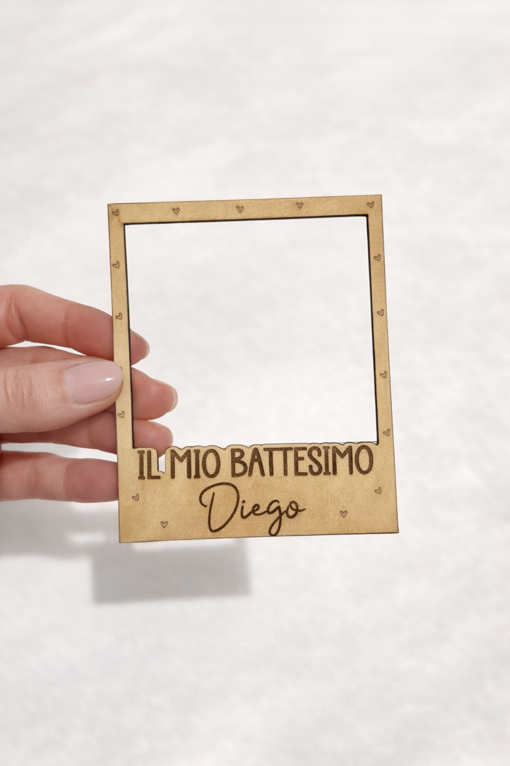 Bomboniere polaroid battesimo personalizzate
