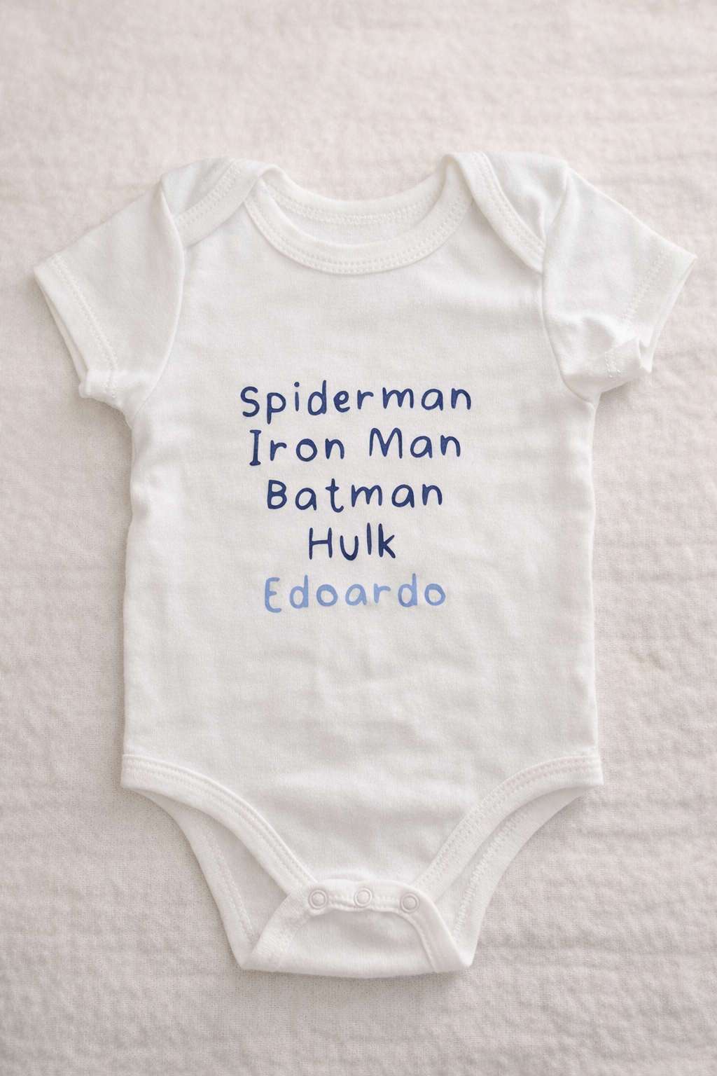 Body Neonato Personalizzato - Supereroi