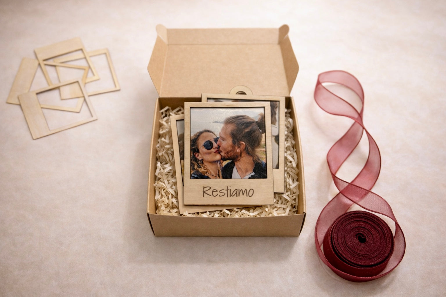 Tris polaroid personalizzate - regalo per coppie e famiglie