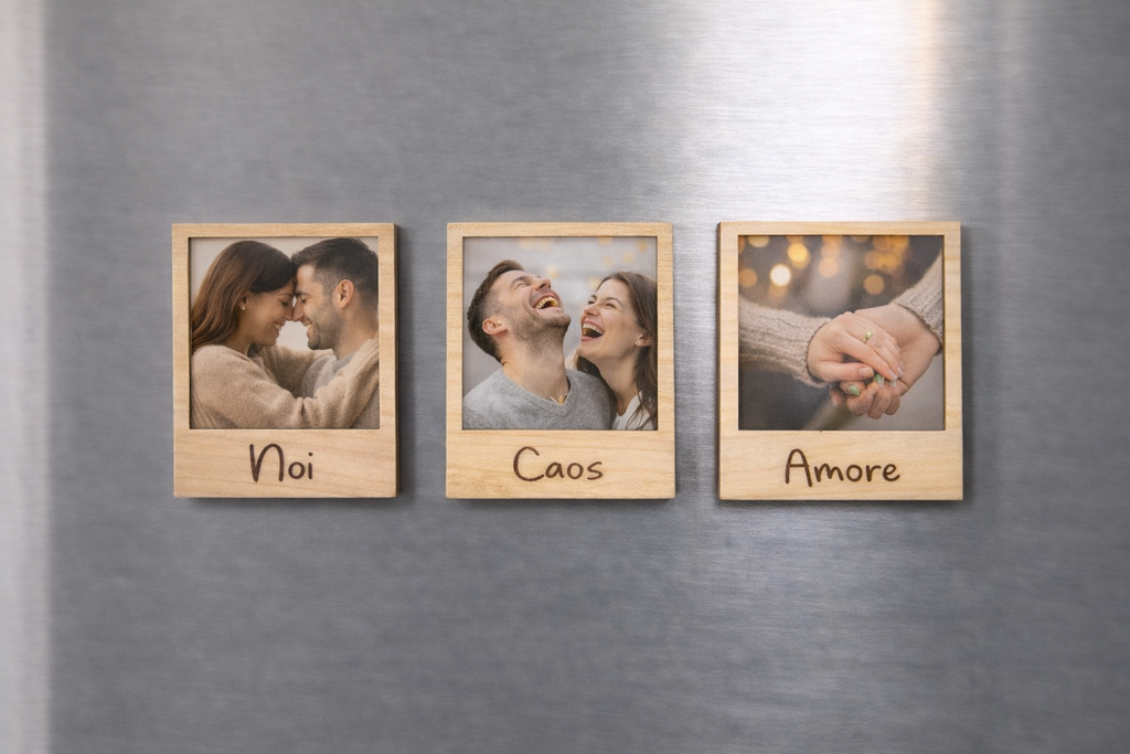 Tris polaroid personalizzate - regalo per coppie e famiglie
