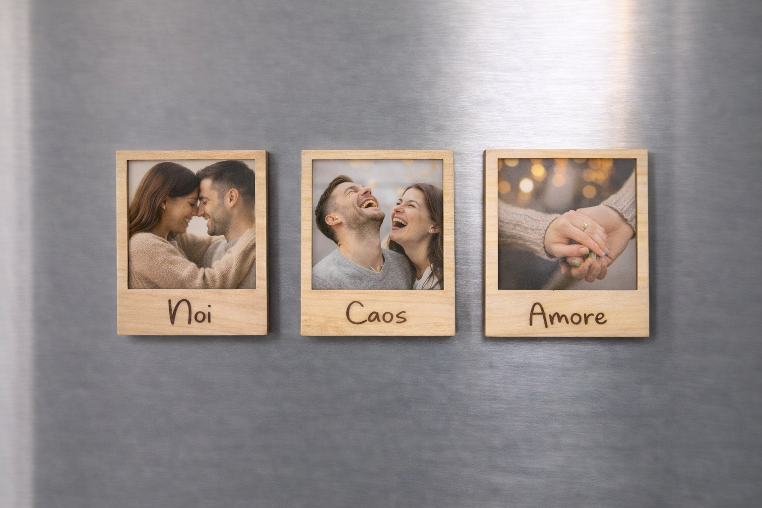 Tris polaroid personalizzate - regalo per coppie e famiglie