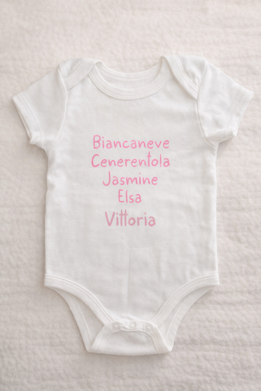 Body neonato personalizzato - Principesse