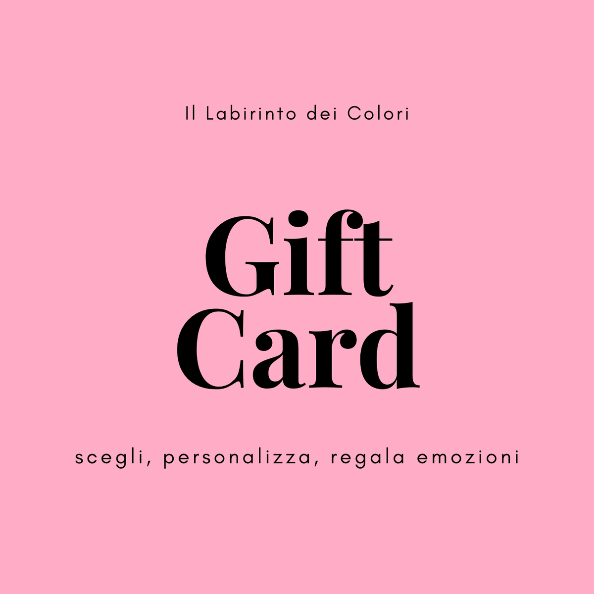 Buono Regalo Il Labirinto dei Colori