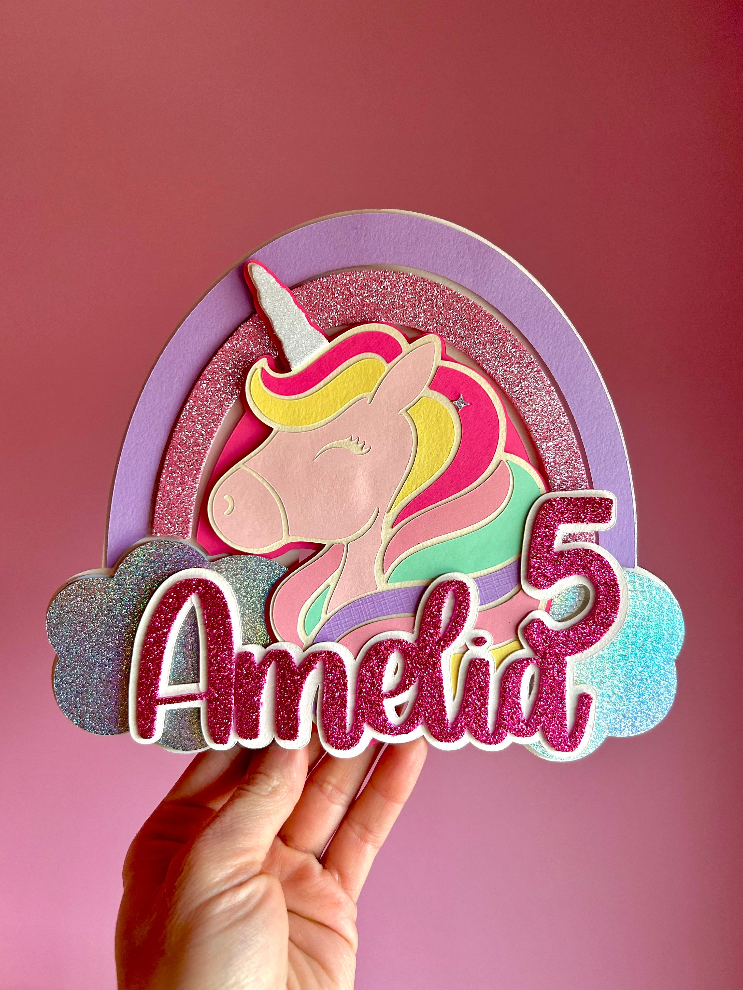 Cake Topper Unicorno