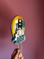 Cake topper Beato te frase ironica 34 anni - Artigianale Made in Italy
