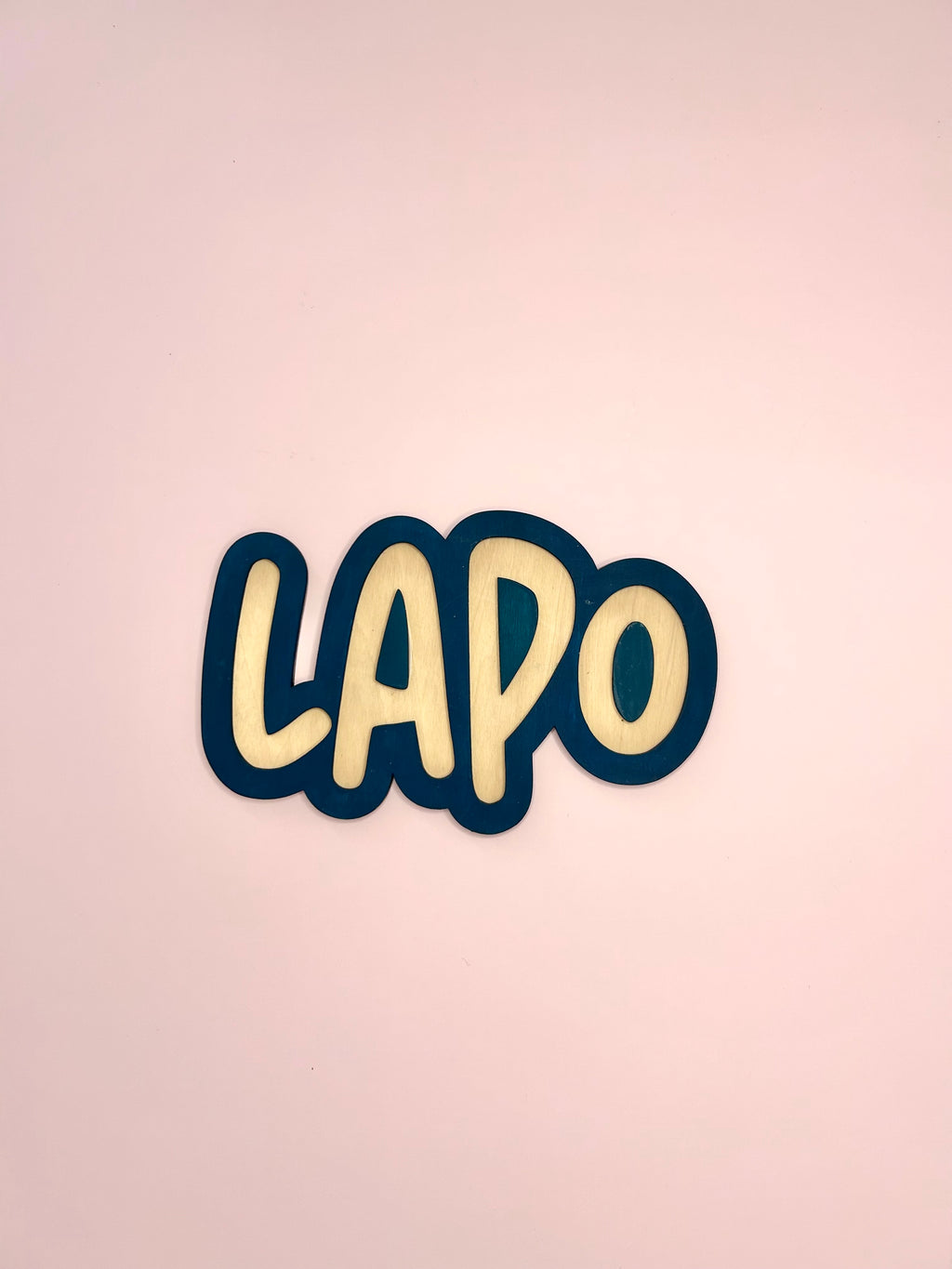 Nome in legno personalizzato per cameretta