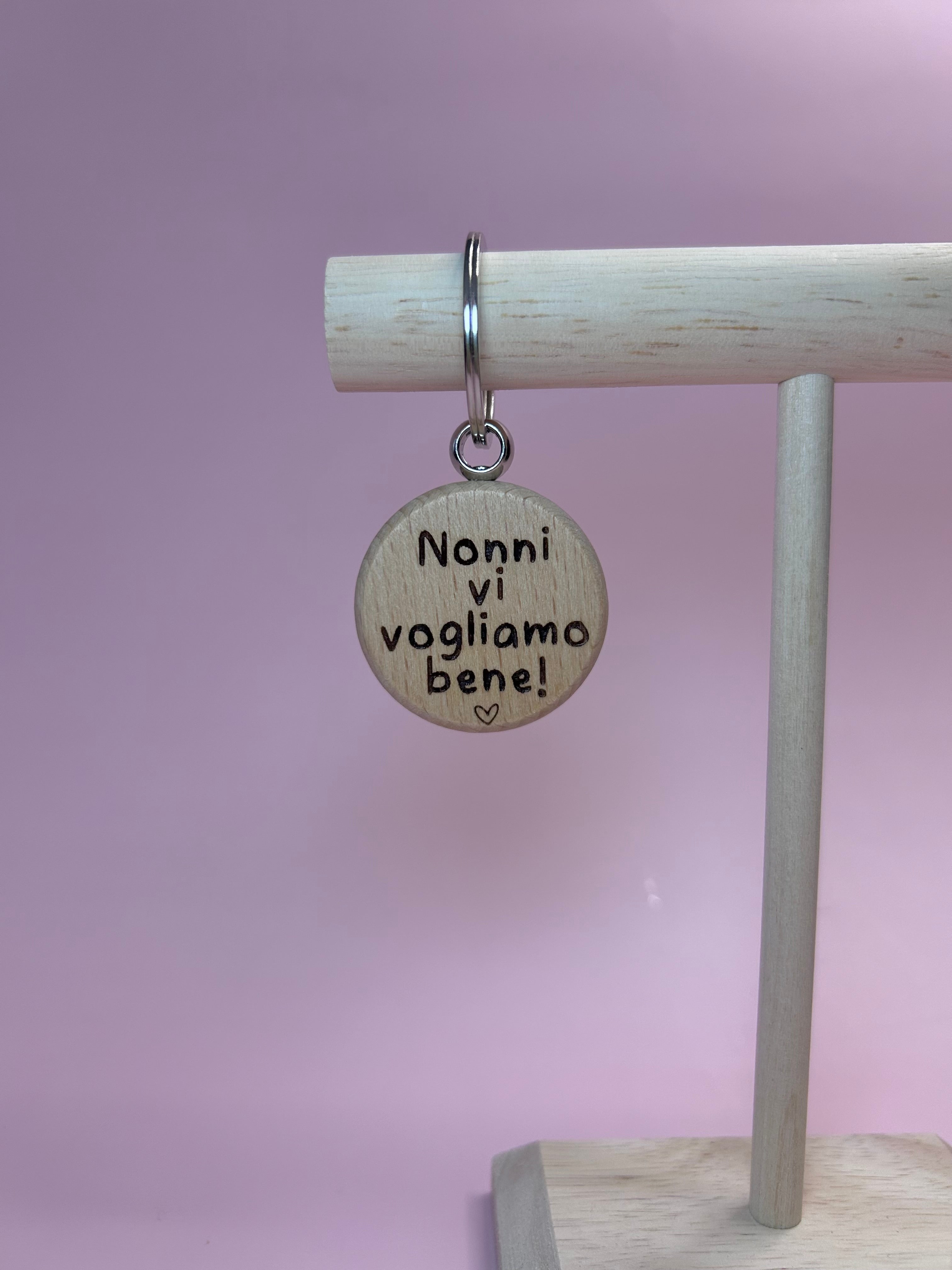 Portachiavi personalizzato con foto e dedica