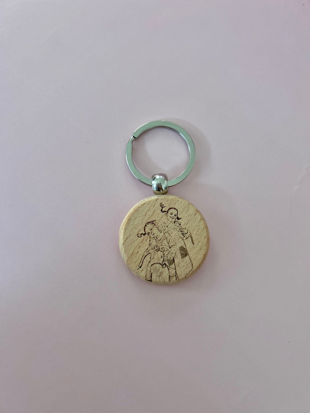 Portachiavi personalizzato con foto e dedica