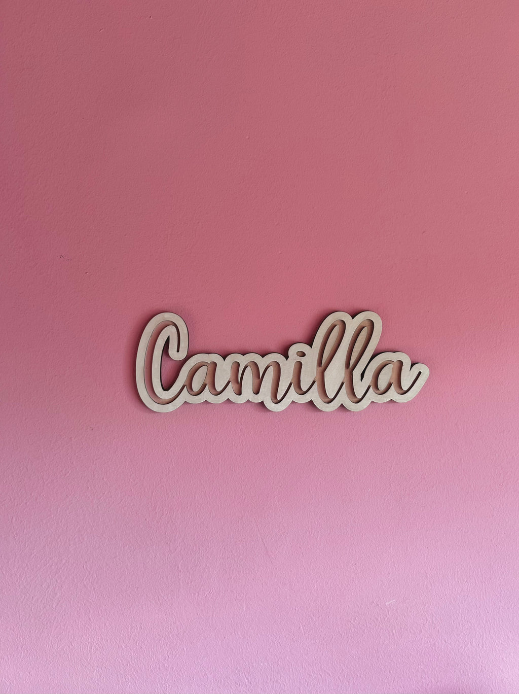 Nome in legno personalizzato per cameretta